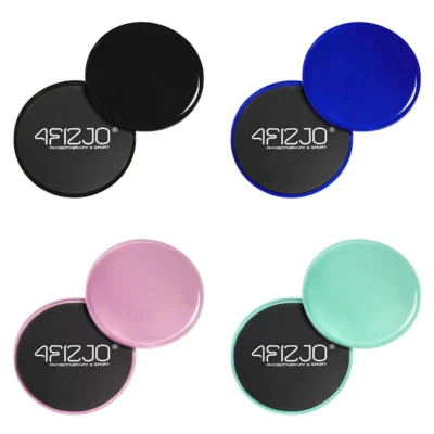 4FIZJO Slide Pads Slider Pads Gleitscheiben für Übungen Slide Workout Trainings Pads