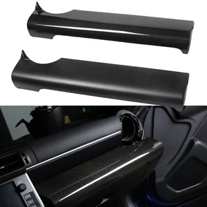 Glossy Carbon Fiber Dashboard Panel Trim Cover For Toyota GR86 Subaru BRZ 22-24 - Picture 1 of 6