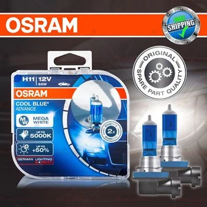 H11 OSRAM COOL BLUE ADVANCE 5000K MEGA White Weiß Scheinwerfer Halogen Lampen - Picture 1 of 10