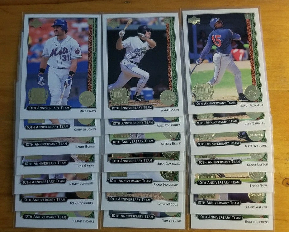 1999 Upper Deck 10th Anniversary Baseball Team Singles you pick choice - Image 1 of 1