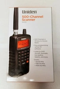Uniden SR30C Bearcat scanner portatile 500 canali con tecnologia di acquisizione Close Call® RF - Foto 1 di 5