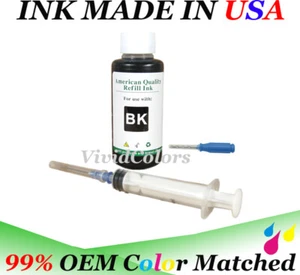 100 ml tinta negra de recarga para Canon PG-243 MG3020 TS202 TS302 TS3120 TS3122 - Imagen 1 de 1