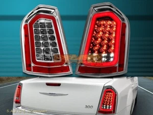 2011-2014 CHRYSLER 300 Sequential Signal Tail Lights Full LED Red New - Foto 1 di 6