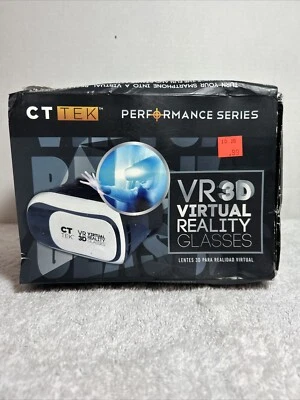 CT TEK Performance Series VR 3D Virtual Reality Glasses In Box - Image 1 of 4