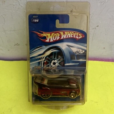 Hot Wheels 2005 Mystery Cars Volkswagen Drag Truck VW Special #186 Red  - Image 1 of 4