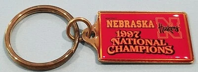 Nebraska Huskers 1997 National Championship Keychain - Image 1 of 2