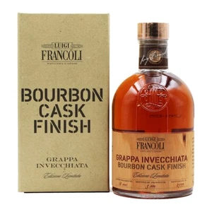 Luigi Francoli Grappa Invecchiata Bourbon Cask Finish 40% vol 500ml Astucciata - Foto 1 di 3