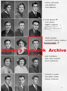 1930s High School Yearbook w/ senior ART CARNEY~The Honeymooners~Harry and Tonto - Picture 1 of 8