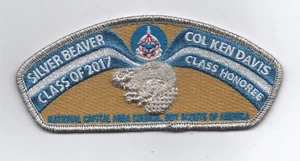 NCAC CSP S?, Silver Beaver Series, Class of 2017 - Col. Ken Davis, Mint! - Bild 1 von 1