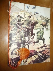 CALENDARIO BRIGATA VITTORIO VENETO 1976 CON CORDONE E DEDICA CTE - Picture 1 of 1