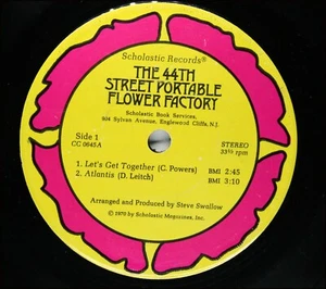 44th STREET PORTABLE FLOWER FACTORY Rock EP 33rpm Scholastic #0645 HEAR - Bild 1 von 2