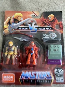 He-Man vs Beast Man- MOTU Masters Of Universe Mega Construx - Picture 1 of 2