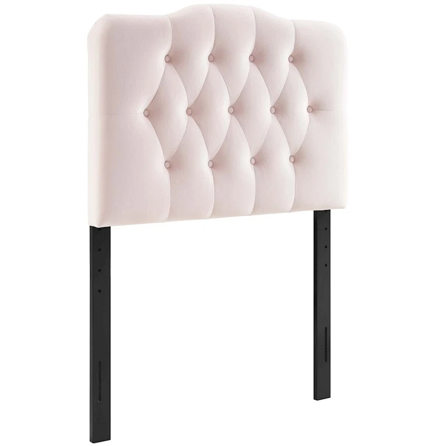 Cabeceira Modway Annabel Twin Diamond Tufted Velvet, Rosa -MOD-6126-PNK - Imagem 1 de 1