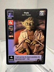 Star Wars Young Jedi CCG Menace of Darth Maul Yoda, Jedi Master #10 - Picture 1 of 4