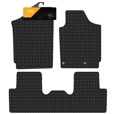 Van Mat For Peugeot Partner Combi 2002-2008 Tailored Extra Heavy Duty 5mm Rubber - Image 1 of 4