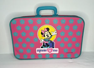 Vintage Disney Minnie N Me Flowers Suitcase by Imaginings 3  17" x 11" x 4" Zip - Picture 1 of 23
