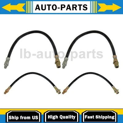 Manguera de freno delantera trasera 4x para camioneta Ford 1/2 tonelada 2,2 L 1939-1940 Foto 1 de 4