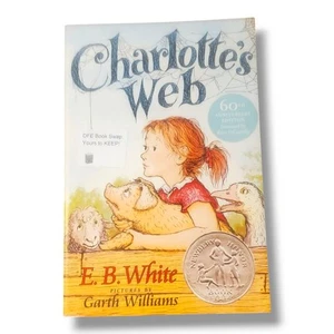 Charlottes Web by E.B. White Paperback Kids Picture Book Scholastic 1952 Fiction - Picture 1 of 1