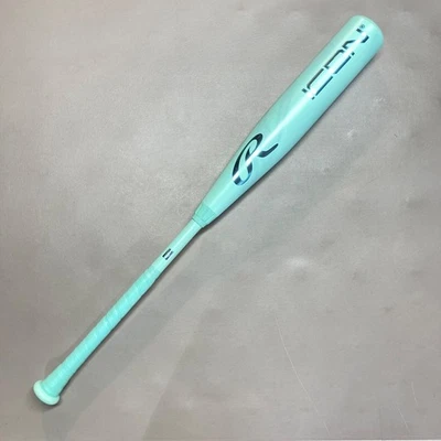 Бейсбольная бита композитная Rawlings 2026 Icon -5 30 дюймов USSSA ствол 2 3/4 дюйма мятно-зеленая - Изображение 1 из 4