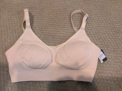 New BRAVADO DESIGNS BODY SILK SEAMLESS NURSING BRA Beige Small 1401 - Image 1 of 4