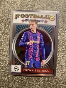 2021-22 Topps Finest Flashbacks UCL Frenkie de Jong #146 Fc Barcelona - Bild 1 von 2