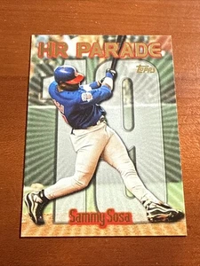 1999 Topps #461 HR Parade #19 Sammy Sosa Chicago CUBS Home Run RARE VARIATION - Picture 1 of 2