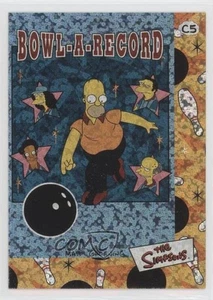 2000 Artbox The Simpsons Collectible Stickers Prisms Bowl-A-Record #C5 00hi - Picture 1 of 3