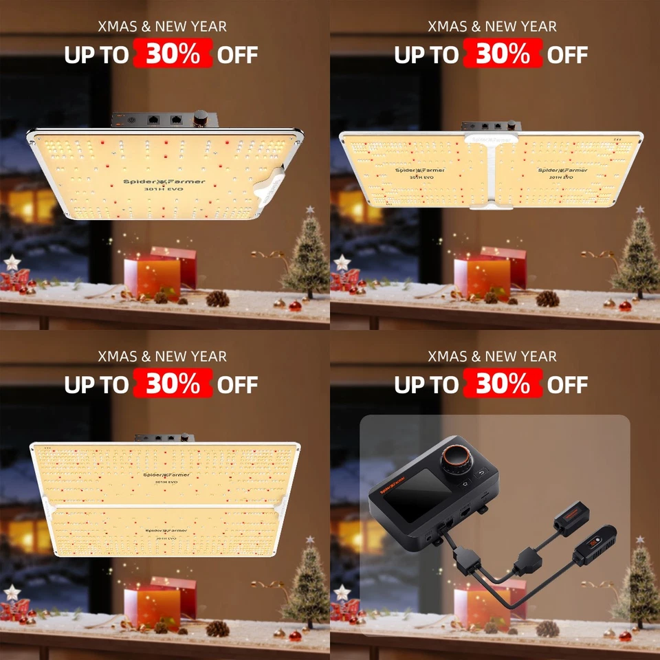 Spider Farmer SF1000 2000 4000 Samsung 301H EVO LED Grow Light spettro completo