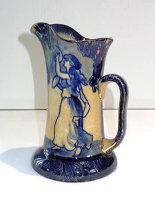 Antique Royal Doulton MORRISIAN Pitcher Jug Ewer w/ Scarf Dancers - Picture 1 of 6