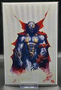Spawn Metal Print signed by Johnny Desjardins w/ COA LTD 50 - Picture 1 of 2