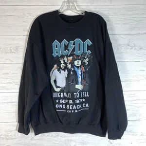 Felpa girocollo poster AC/DC Highway To Hell - taglia XL unisex - Foto 1 di 3