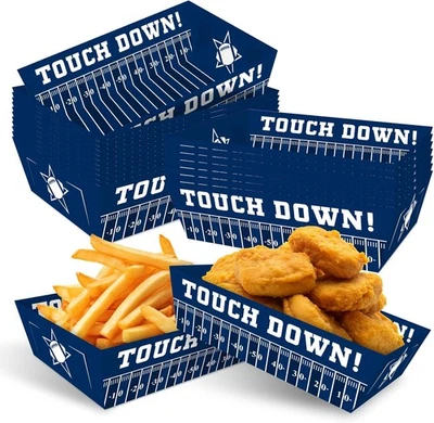 Suministros para decoraciones de fiestas de fútbol - 36 piezas favores de fiesta de vaquero fútbol rugby pap Foto 1 de 3