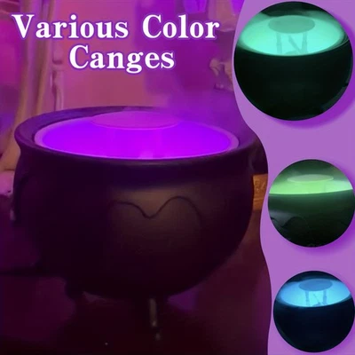 Humidificador evaporativo alimentado por USB 1 pieza, opciones multicolores, luz de vela y escritorio Foto 1 de 4