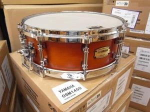 YAMAHA OSM-1450 Concert Snare Drum Maple Shell Classic Brown Paint New Rare - Picture 1 of 8