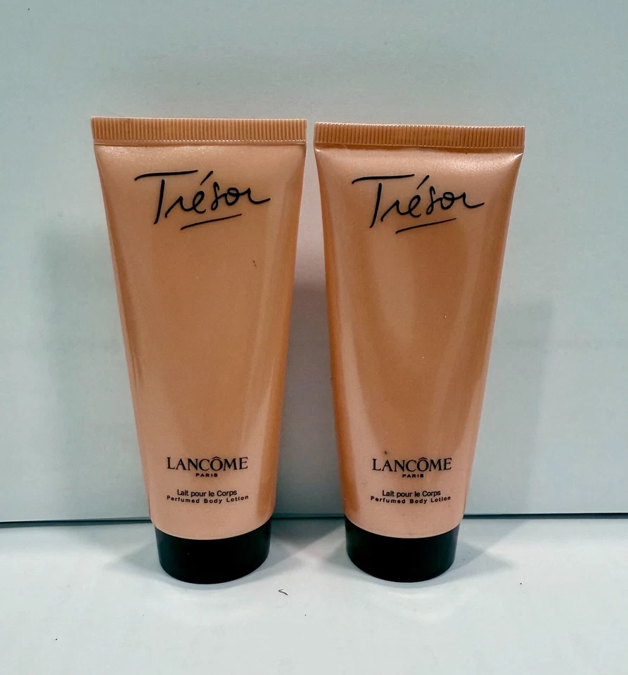 2 x Lancome Treson Lait Pour Perfume Body Lotion 4oz Total - Image 1 of 1