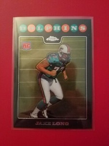 2008 Topps Chrome Jake Long RC Dolphins