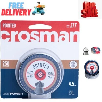 Crosman P177 .177-Caliber Pointed Pellets (250-Count) - Image 1 of 4