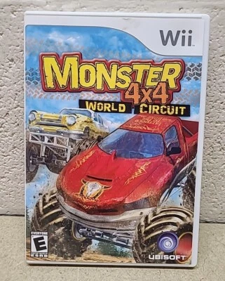 Monster 4x4: World Circuit (Nintendo Wii)  Racing Video Game Complete W/ Manual  - Image 1 of 4