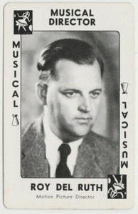 Roy Del Ruth 1938 Transogram Movie Millions Game Card - Film Director