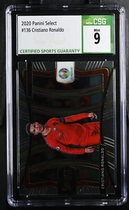 2020 Panini Select Uefa Euro 136 Cristiano Ronaldo CSG 9 - Picture 1 of 2