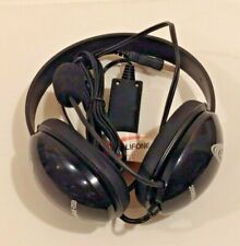 Califone 2800BK-USB Listening First Stereo Headset with USB Plug Black Small NEW