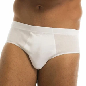 3 Slip da uomo Garda Midi in filo di scozia liscio con elastico interno art 0954 - Picture 1 of 2