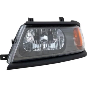 LH Halogen Head Lamp Assembly Flat Black Fits 2000-2004 Mitsubishi Montero Sport - Picture 1 of 12