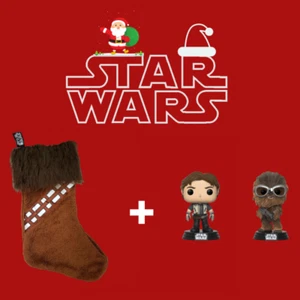 Star Wars Chewbacca Christmas stocking complete set - IDEA REGALO - Foto 1 di 1