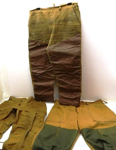 3 Vintage Hunting Pants ~ Ranger, Western Field and SafTBak ~ All Brown Canvas - Picture 1 of 12