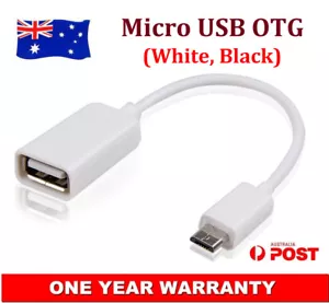 New Micro-B USB OTG Cable Host Adapter for Samsung Galaxy Tab 3 10.1" GT-P5210 - Foto 1 di 8