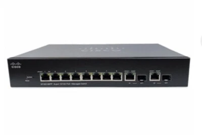 Cisco SF302-08PP Small Business 8 Port 10/100PoE+ Managed Switch (New) Sealed - Image 1 of 4