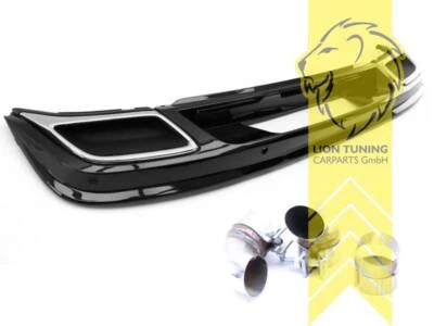 Heckansatz Heckspoiler Diffusor für VW Tiguan 5AN passend für R-Line für PDC - Bild 1 von 4