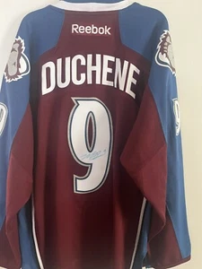 MATT DUCHENE SIGNED COLORADO AVALANCHE HOME JERSEY LICENSED Autographed Medium - Picture 1 of 2