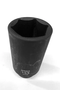 Sunex 244D 1-3/8" 1/2" Drive 6 Point Deep Impact Socket Standard Tools 6pt SAE - Picture 1 of 1